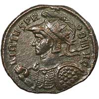 The obverse of an antoninianus of Probus