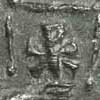 Detail of the reverse of a centenionalis of Valens showing a Christogram