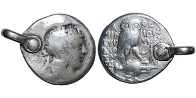 Silver new style tetradrachm of Athens