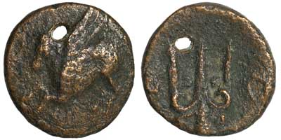 Bronze AE12 from Corinth