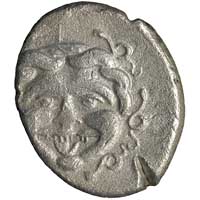 A silver coin of Parion showing a gorgoneion
