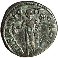 Hermes on a provincial coin of Gordian III