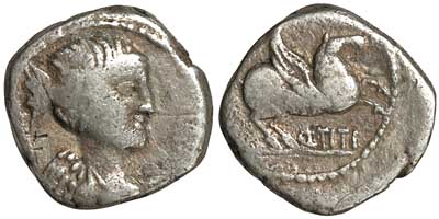 Pegasus from the Roman Republic